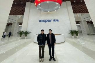 6776永利集团集团总裁林成彬赴浪潮商洽深度合作